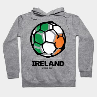Ireland Football Country Flag Hoodie